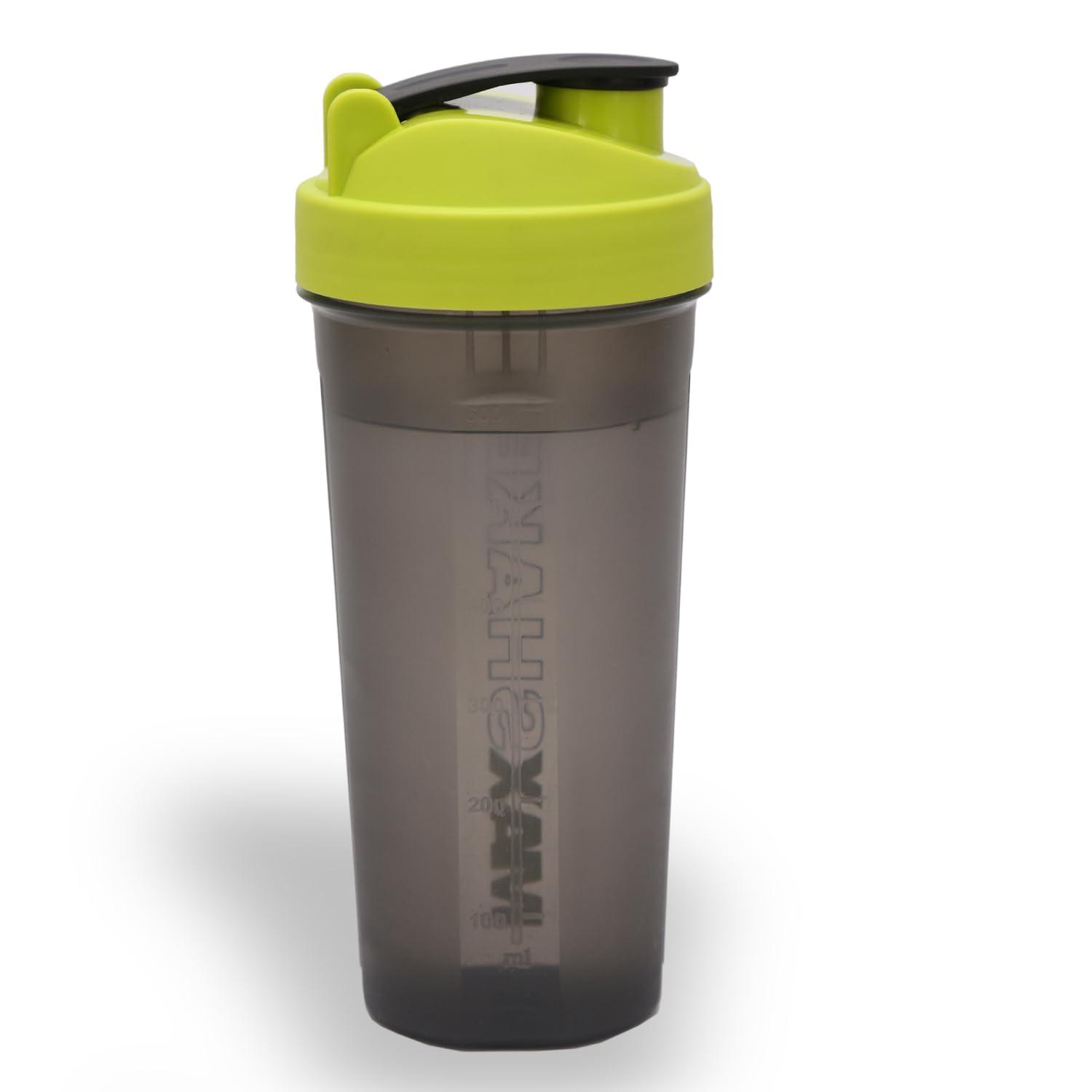 Jaypee Plus Jaypee Plus Max Shaker with blending ball |Protein Shaker for Gym |Gym Bottle |Shaker bottles | Travel shaker 700 ml, Grey Green