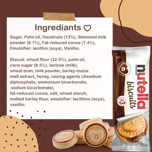 Nutella Nutella Ferrero Nutella Biscuits Pack of 3 Biscuits - 41 4 G