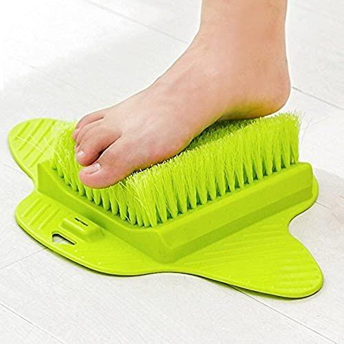 Wrixty Wrixty Foot Scrub Brush Exfoliating Foot Scrubber For Shower Spa For Adults Foot Massage Brush Remove Feet of Dead Skin Brush For Cleaning (Multicolor)