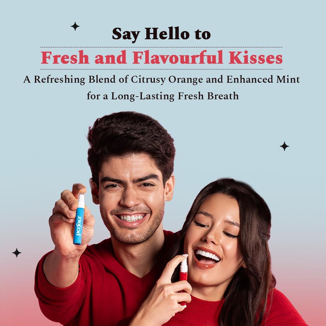 Perfora Perfora Super Fresh Assorted Mouth Spray | Instant Fresh Breath, Alcohol-Free, Teeth Remineralization, SLS-Free | 10 ml x 2