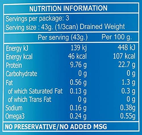 Golden Prize Golden Prize Canned Tuna Chunks in Spring Water, 185g(Pack of 2)