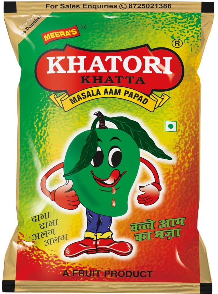 MEERA\'S MEERA\'S KHATORI KHATTA MASALA AAMPAPAD +DIGESTIVE HERBAL ANAAR KHATA ANAARDANA GOLI MARKETED BY : GAURI SHANKAR KHATRI & SONS