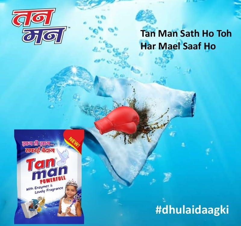 Tan man Tan Man Detergent & Superfine Washing Powder - 1 Kg (Pack of 3)