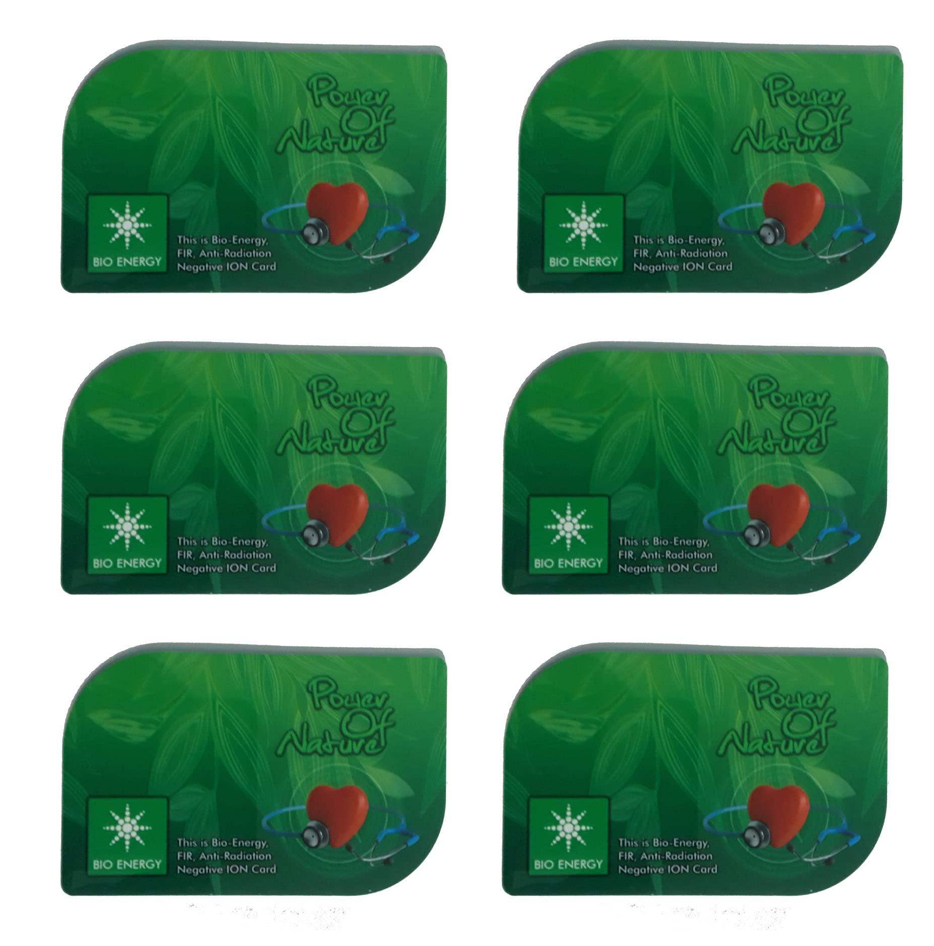 Pentbuns Pentbuns Nano Anti Radiation Bio Energy Card Pack of 6 (Multicolour) | Health Card Anti Radiation Bio Energy Anti-Radiation Card (Generic)