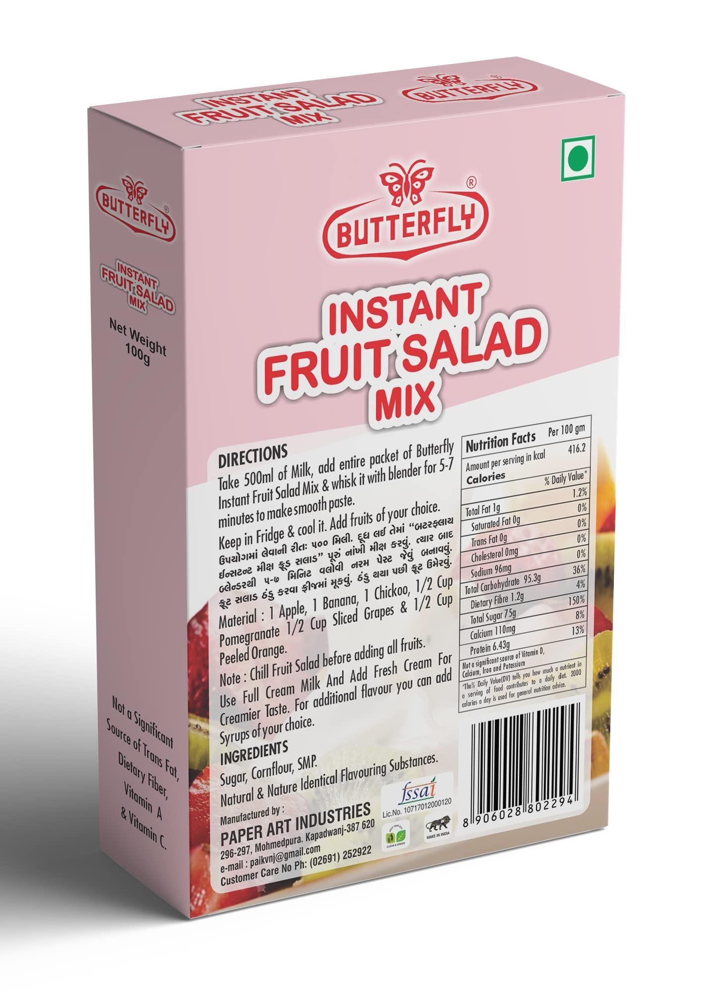 Butterfly Butterfly Instant Fruit Salad Mix 100g