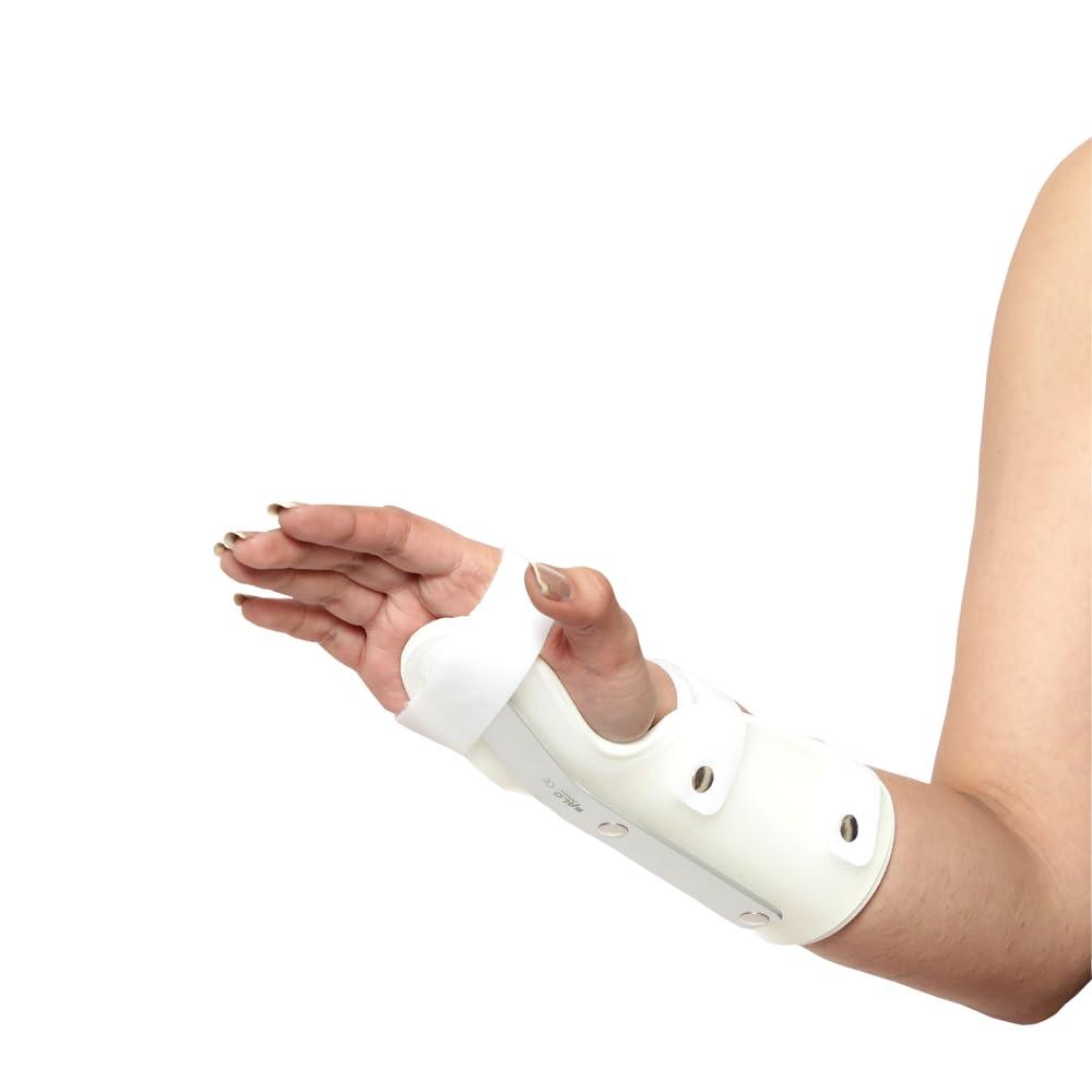 SALO Orthotics SALO Orthotics Half Cock-Up Wrist Splint | Wrist Support for Carpal Tunnel, Tendonitis, Arthritis, Broken Wrist, Sports Injuries Pain Relief | Size - LARGE