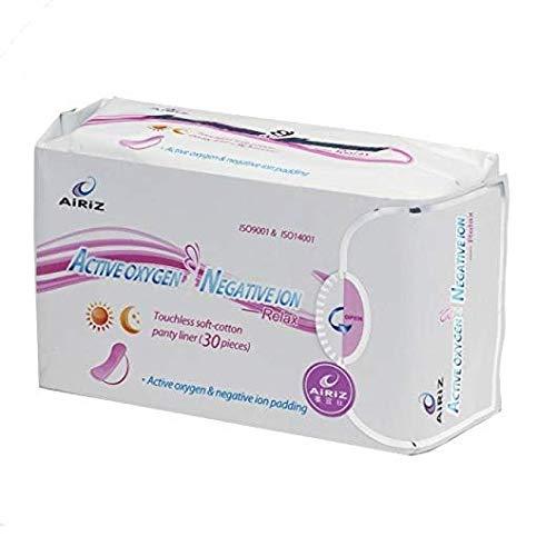 AIRIZ Airiz Soft-Cotton Panty Liners For Daily Use :: 155mm Long :: 120 pads in 4 Pack