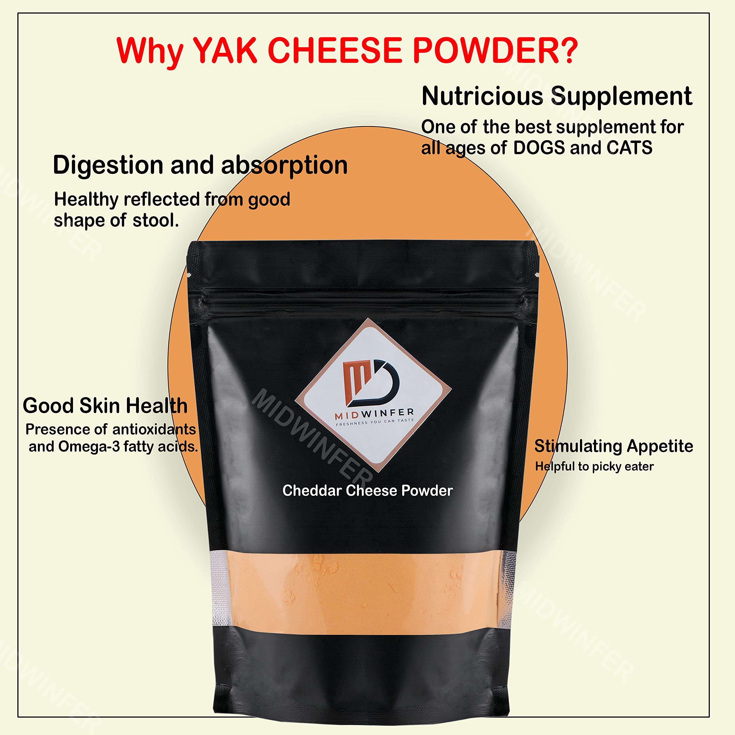 Midwinfer Midwinfer Organic Cheddar Cheese Powder,100g (Seasoning Perfect for Pop Corn, Pasta, Fries)