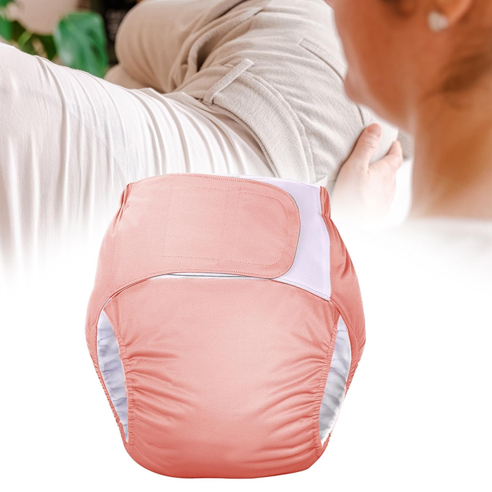 Bnf BNF Adult Cloth Diaper Washable Nappy Cover Protective Underwear Leak Protection Pink |Health & Beauty | Medical, Mobility & Disability | Daily Living Aids | Incontinence Aids