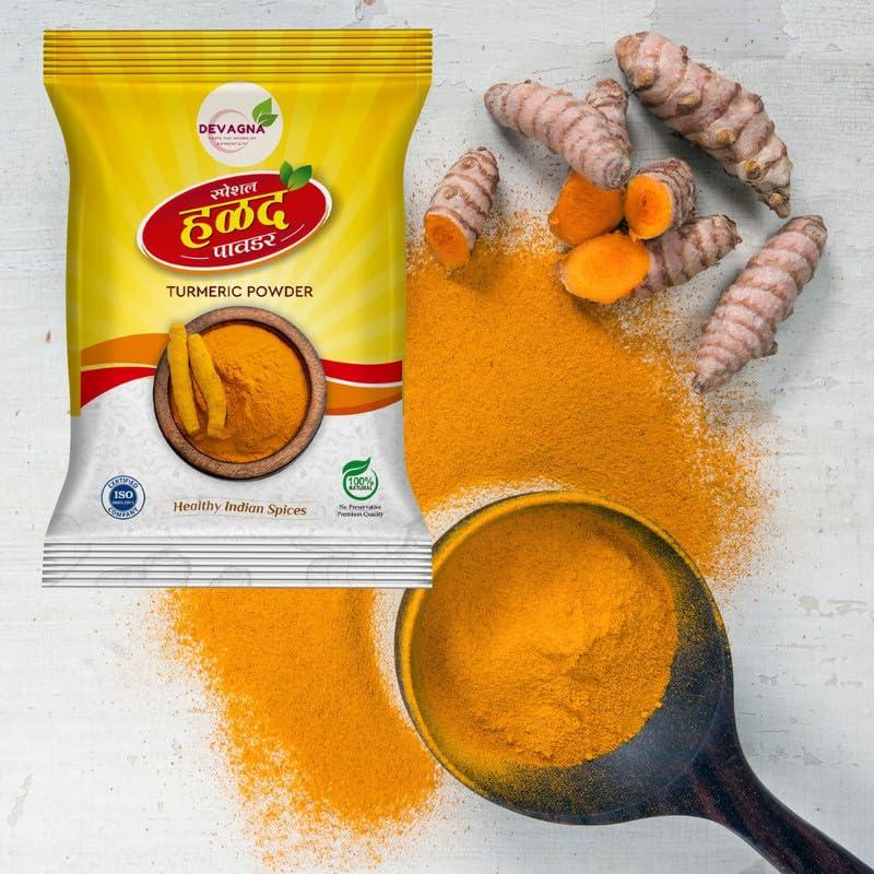 Devagna Products Devagna Products Organic Turmeric Powder 1Kg | Food Turmeric Powder | Organic Turmeric Powder | Pure Haldi Powder | Preservative Free | High Circumin Turmeric