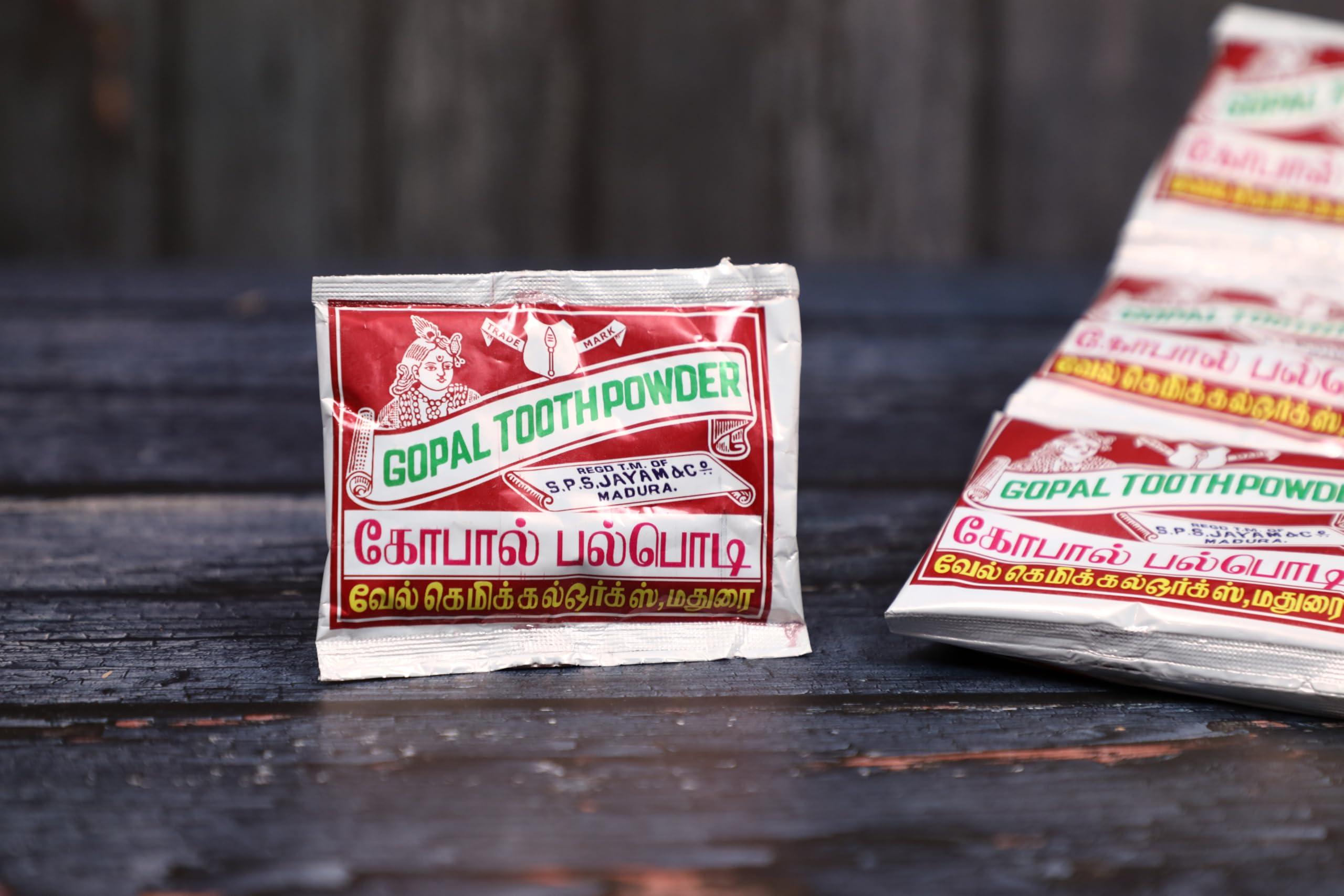 GOPAL TOOTHPOWDER Gopal Tooth Powder Natural Dental Cleanser - 25 Packets