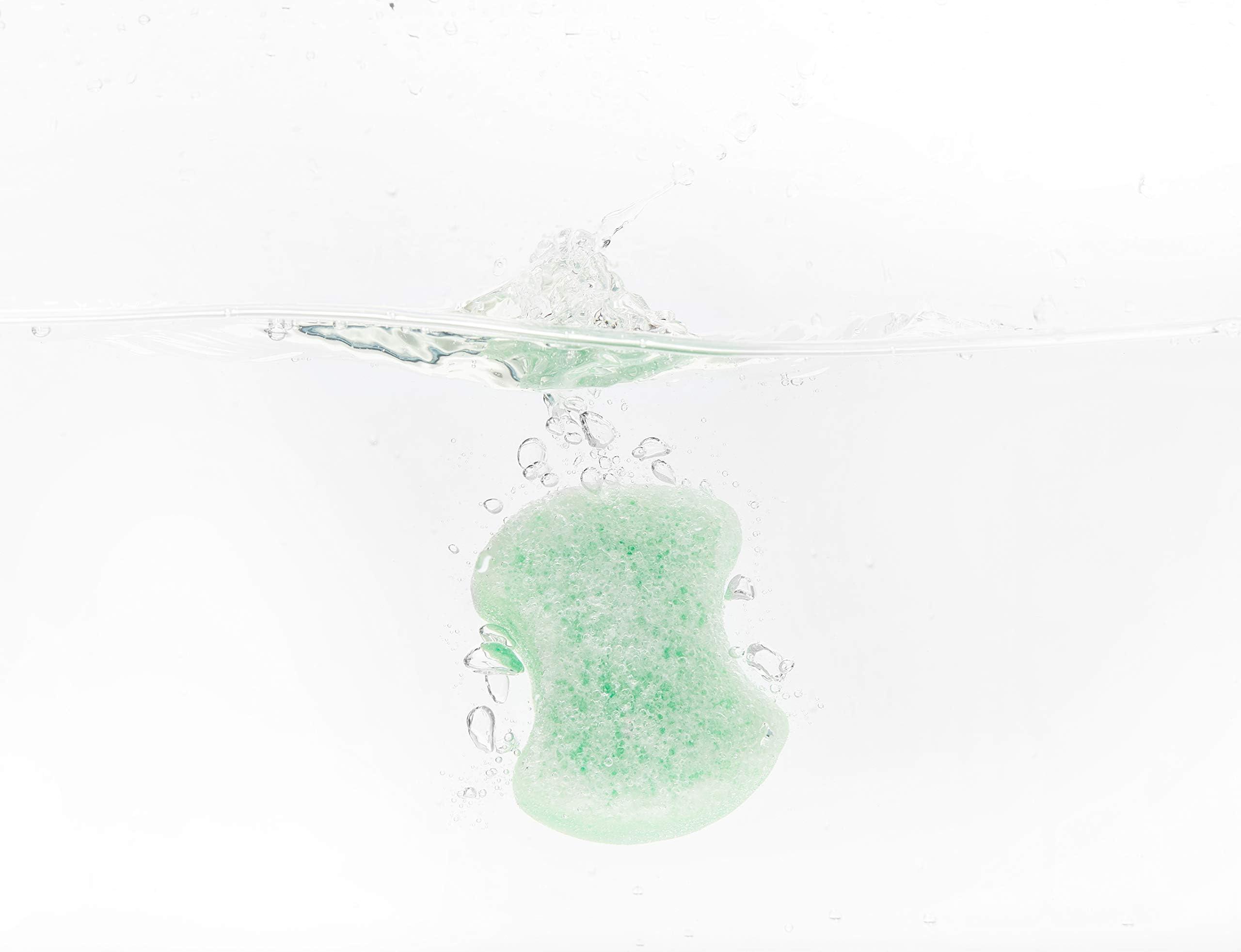 Spongeables Spongeables Pedi Scrub Foot Buffer 20+, Citron Eucalyptus Aromatherapy, 2-Ounce (Pack of 3)