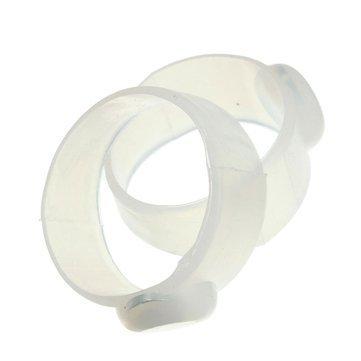 R A Products R A Products Acupressure Japanese Therapy Weight Loss Slimming Toe Ring - White