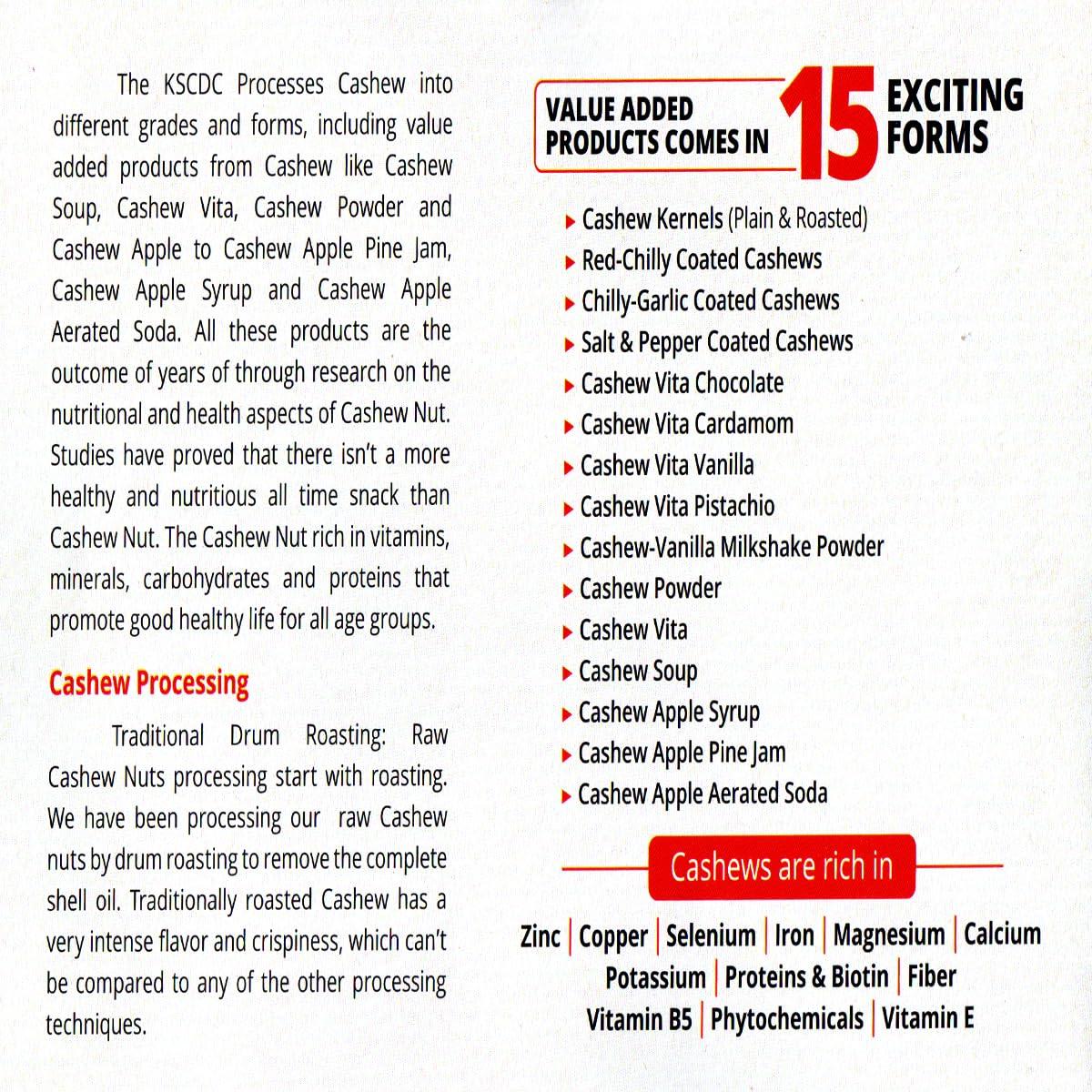 CDC Cashews CDC Cashews Natural Gold Nugget/Plain Cashew Nuts Grade W240|Ultimate Nourishment Whole Cashew Nut with Natural Taste and Creamy Texture, W240 Grade 1 kg Pack