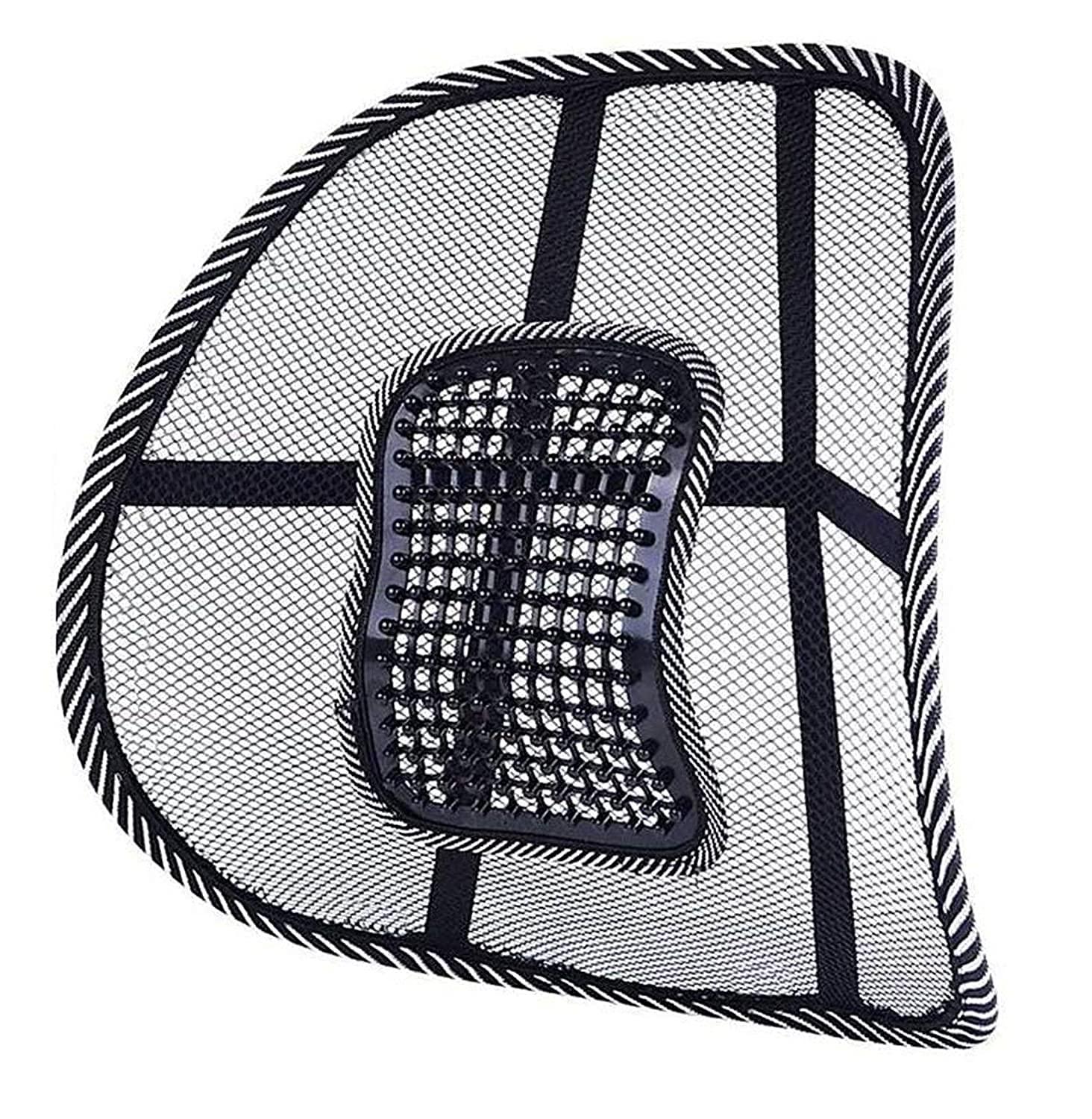 NOBILEA NOBILEA Ventilation Back Rest with Lumbar Support Mesh Cushion Pad, Universal Back Lumbar Support Chairs for Office Chair, Home, Car, Seat to Relieve Pain