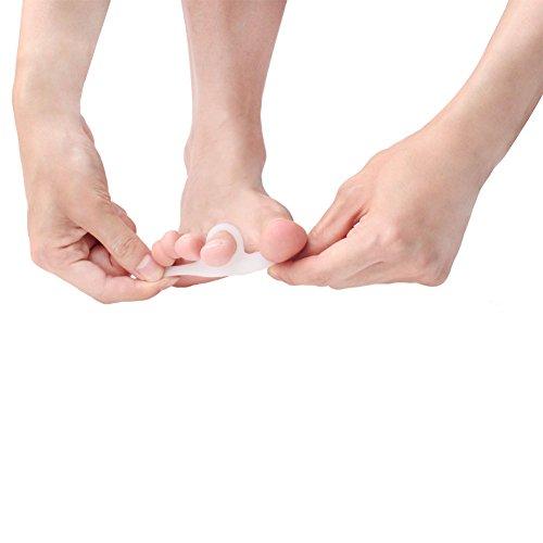 FOOTINSOLE.COM footinsole Hammer Toe Crest Pads for Effective Toe and Arches Support, Pain Relief, Bunion Relief - 1 Pair (Toe Crest Pads)