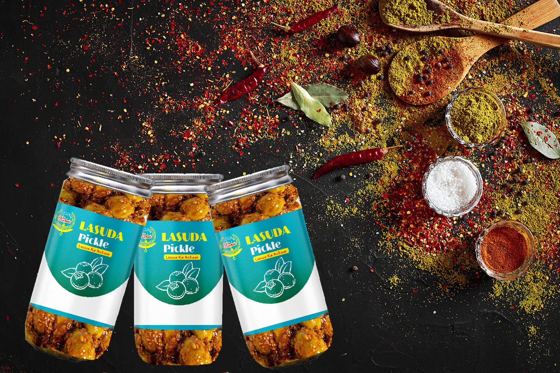 Achari Pickles Delhiwala Ker/Tenti Pickle Homemade Fresh Ker/Teinti Ka Aachar(400G) -Organic North Indian Pickle | Healthy Ker Pickle | Traditional Home Made Achaar