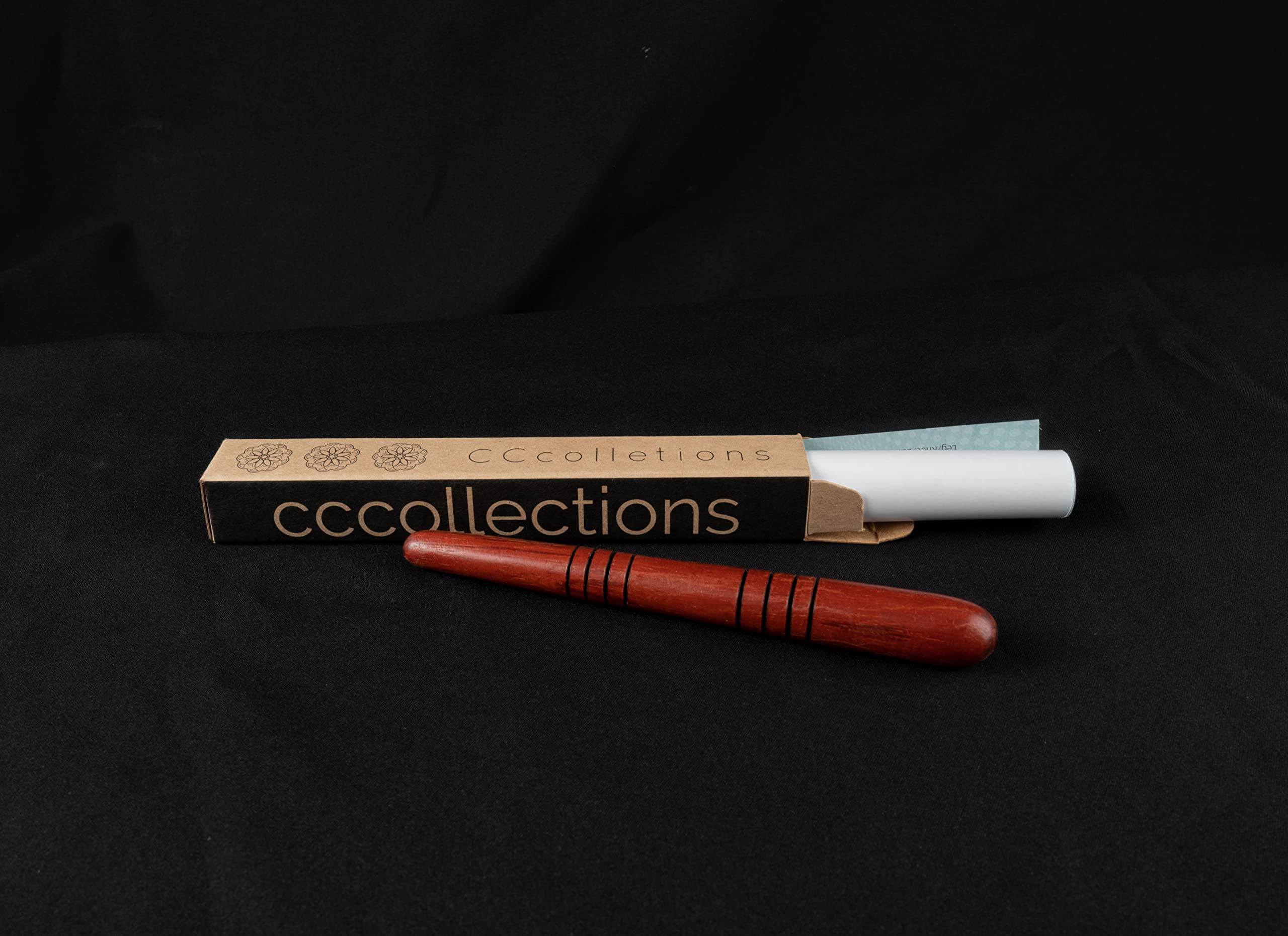 CCcollections CCcollections Massage Toolsets With Chart For Professionals Foot Hand Massage Wooden Stick Reflexology (English, Single Stick + Chart)