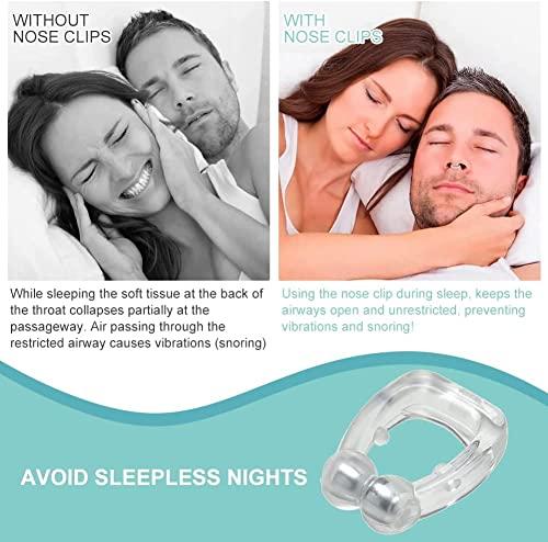 Laxit Laxit Anti Snoring Device, Snore Free Nose Clip, Snoring Solution, Relieve Snore, Sleeping Aid Devices for Ease Breathing, Silicone Magnetic Nose Clip For Men Women Relieves Nasal Better Breath (1)