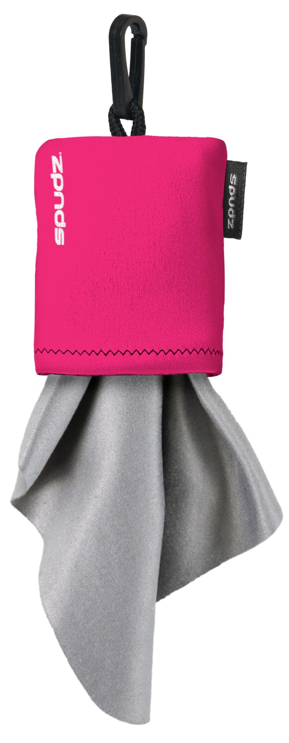 SPUDZ SPUDZ Classic | Microfiber Cloth Screen Cleaner and Lens Cleaner | Hot Pink | 10 x 10 Inches