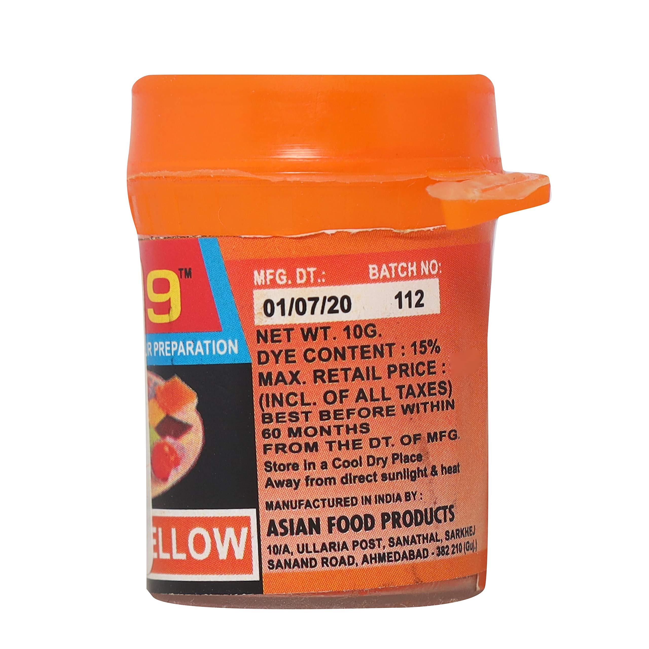 999 999 Food Colour - Kesar Yellow, 10g