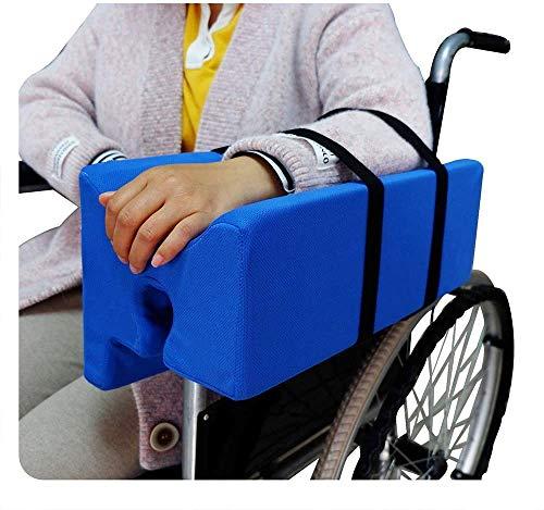 METRON METRON- Wheelchair Armrest Pads Arm Through for Wheelchair Arm Pads Lateral Support Armrest Wheel Chair Parts Cushion Contoured Arm Support Elevator Rest Tray | Color Blue | Pack of 1 pc.