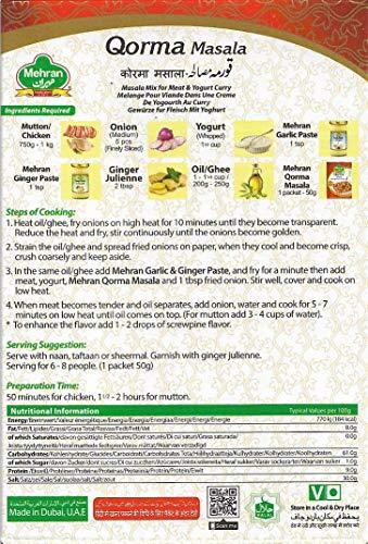 Mehran Mehran Qorma Masala , 50 GMS (Pack of 4 )