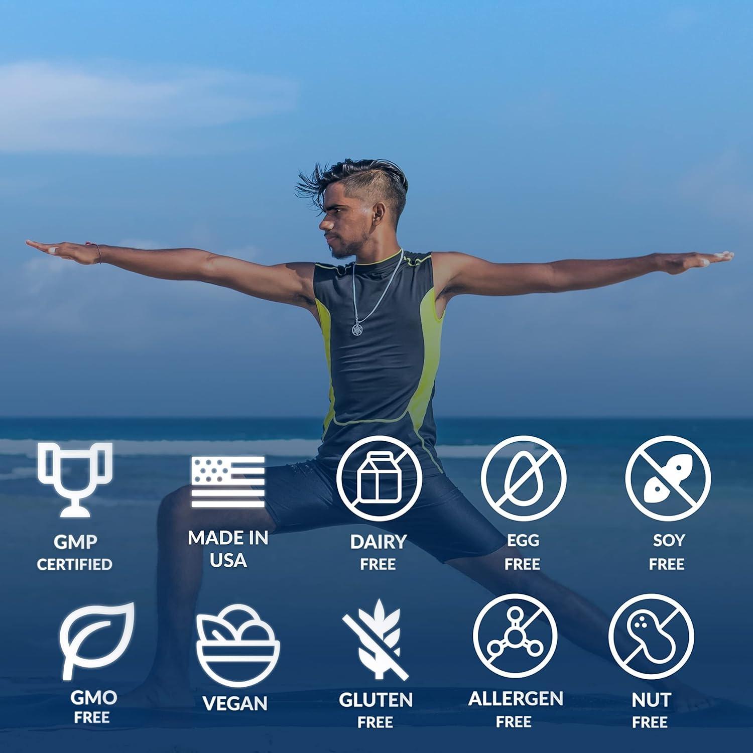 DESOFICON Equilife - Activated B-Complex, Super B-Complex Dietary Supplement, Mood & Energy Support, Formulated for Increased Absorption, Promotes Hair, Skin, & Nail Health, Non-GMO, Vegan (60 Veggie Caps)