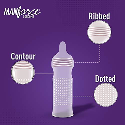 Manforce Manforce Black Grapes Dotted Condoms - 20 Pieces