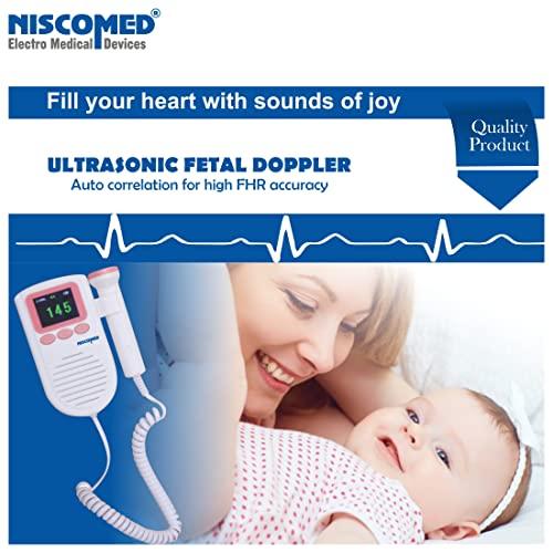 NISCOMED Niscomed Professional Ultrasonic Fetal Doppler With Build-In Speaker (ND-105)