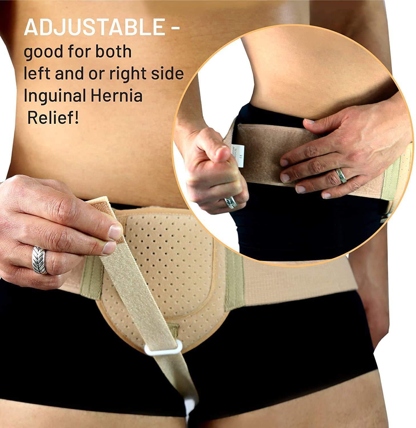 Everyday Medical Everyday Medical Hernia Guard I Inguinal Hernia Belt for Men I Left or Right Side, Post Surgery Mens Inguinal Hernia Support Truss for Inguinal, Groin Hernias I Adjustable Waist Strap I Large/XLarge