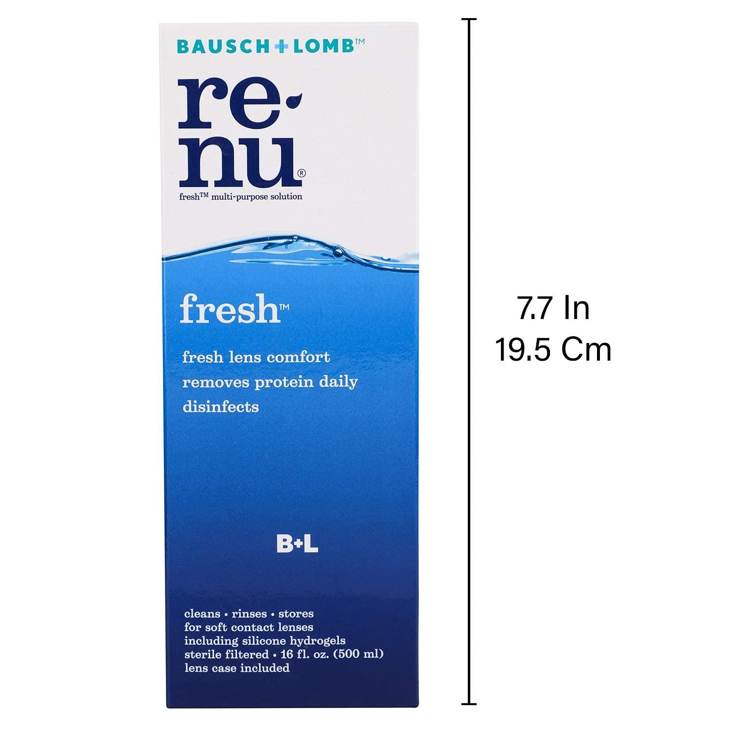 Bausch & Lomb Bausch & Lomb Renu Fresh Multi-Purpose 500ml Contact Lens Solution (Pack of 1)