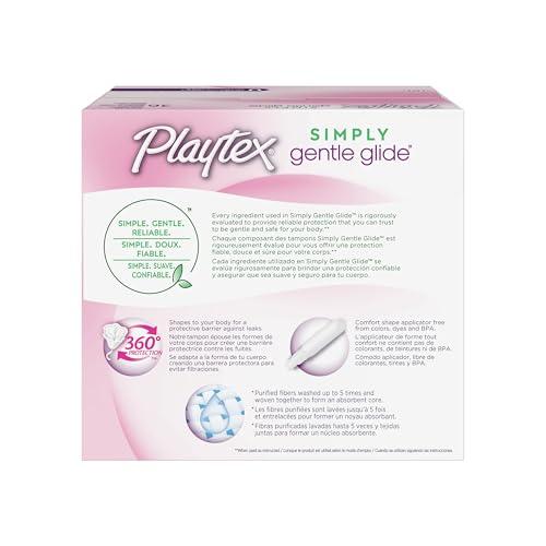 Playtex Playtex Gentle Glide Tampons with Triple Layer Protection, Ultra , Unscented - 36 Count