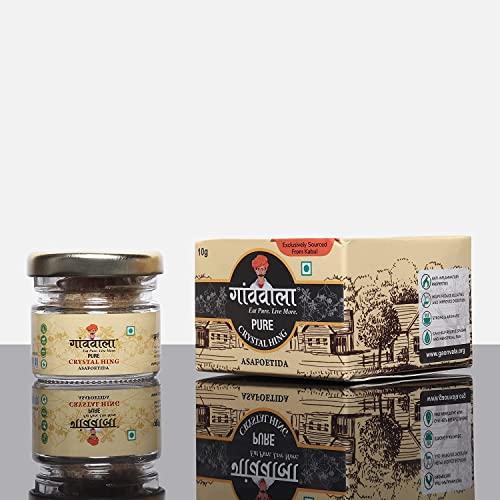 Gaonvala Gaonvala Pure Crystal Hing | Strong Asafoetida (10 Gram ) Each (Pack of 6)
