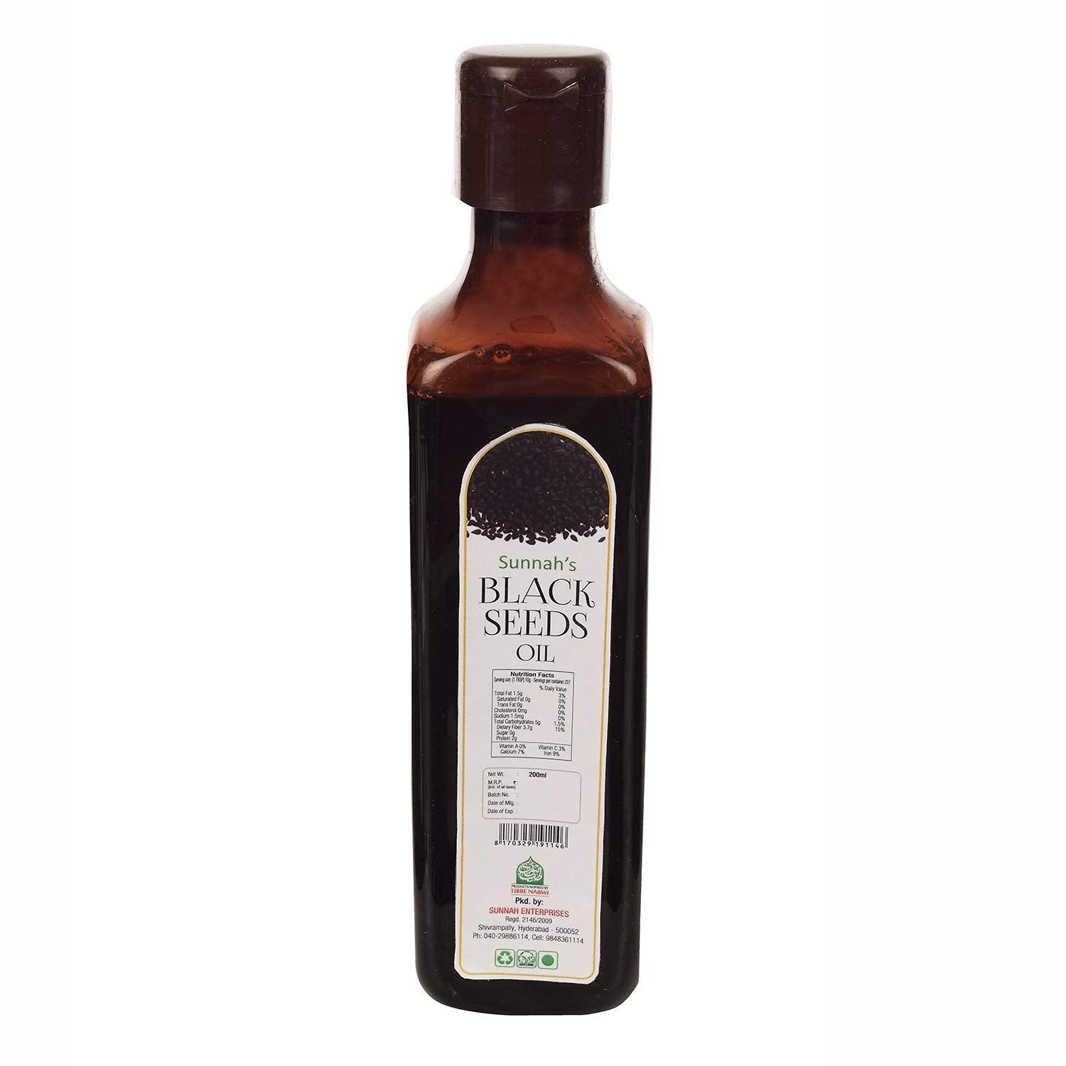 Sunnah's Black Seeds Oil (Kalonji Oil) - 200 ML