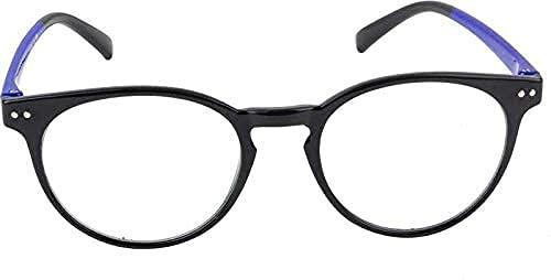 Eyewear World Eyewear World Bifocal Reading glasses For Men (Non-Anti Glare, Anti glare, Blue Cut)1.00 1.25 1.50 1.75 2.00 2.25 2.50 2.75 3.00 Black Blue TR (Distance Plano/Reading + 1.50, Anti Glare Bifocal)