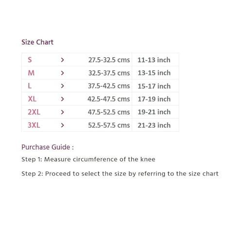 Flamingo Flamingo Gel Cushion Knee Cap | Knee Support Brace for Arthritis, Pain Relief, Sports | Knee Cap for Men and Women | Beige | Large (Single Unit)