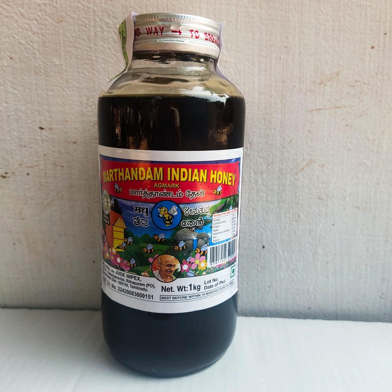 CTM EXPORTS Marthandam Indian Honey Agmark Honey, 500g | Marthandam Honey Agmark | Marthandam Honey 500gm | Marthandam Indian Honey
