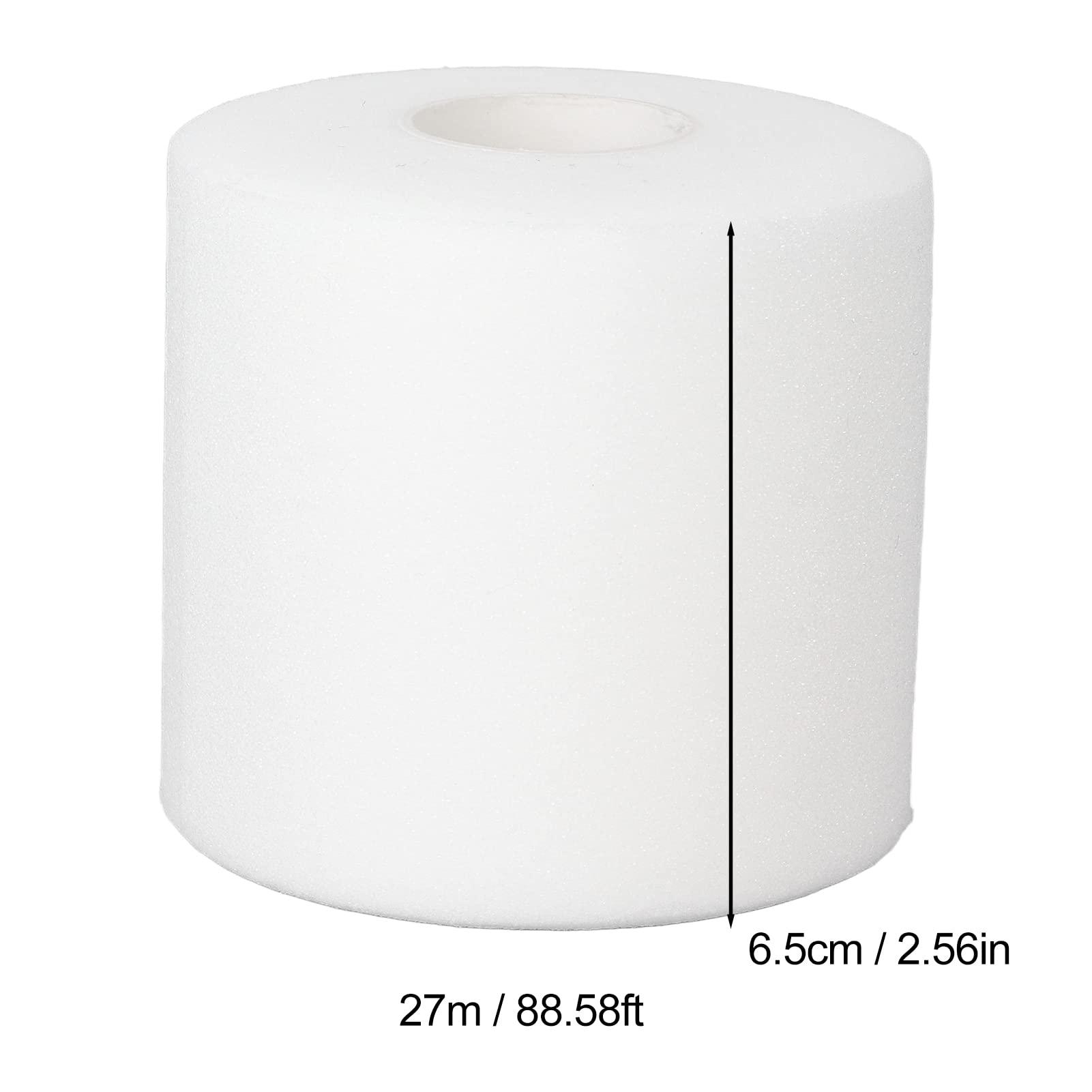 Pinsofy Pre Wrap Athletic Tape, Ankle Protection Skin Friendly Foam Underwrap Breathable for Sports(White)