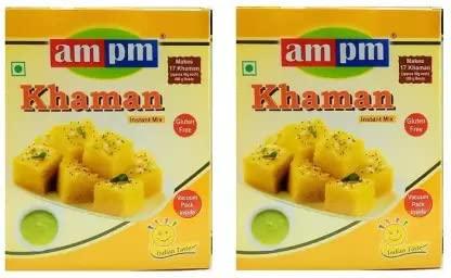 AM PM AM PM Instant Khaman Dhokla Ready Mix Pack of 2 400G
