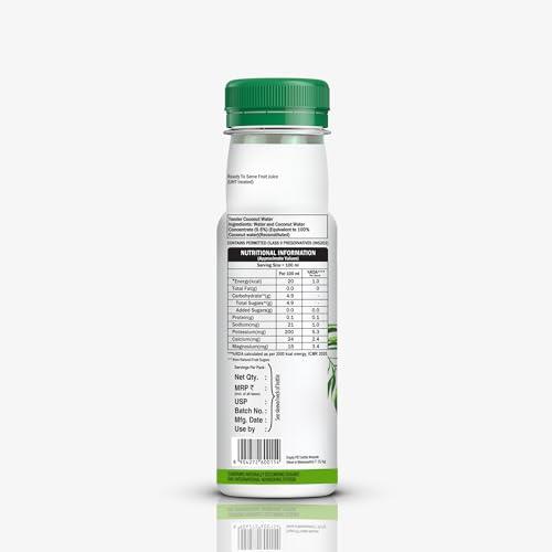 Storia Storia 100% Tender Coconut Water, No Added Sugar, No Added Flavours - 200ml PET (Pack of 30)