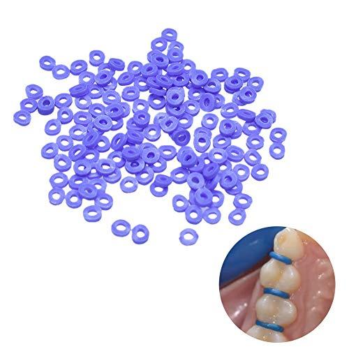 Angzhili 1000pcs/bag Dental Orthodontic Separator Bulk Pack Elastic Orthodontic Separate Ties