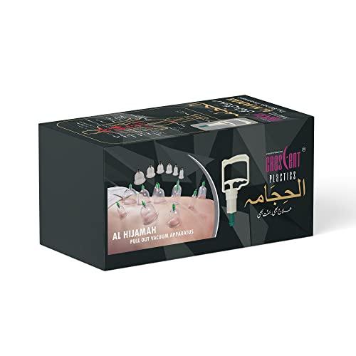 CRESCENT Crescent Hijama| Cupping Therapy Cups| Hijama Cupping Set| (Size 1, 6 Cups only)