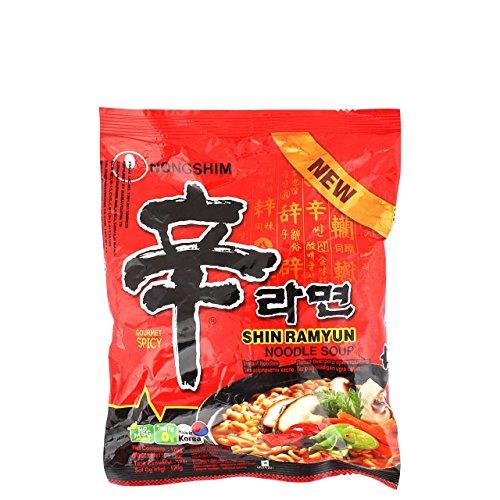 Nongshim Nongshim Noodle Soup - Shin Ramyun, 120g Pack