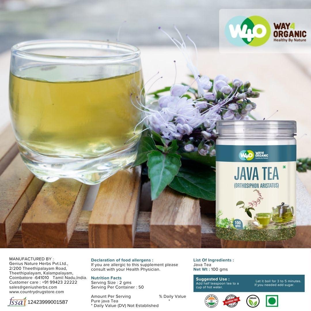 way4organic Way4Organic Java tea (Orthosiphon aristatus) 100 g (Pack of 2)