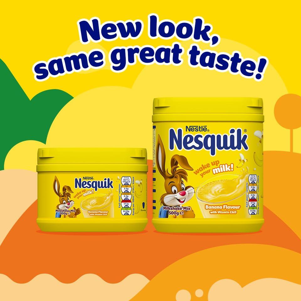 Nestle Nestle Nesquik Banana Flavour Milkshake Mix, 300 g