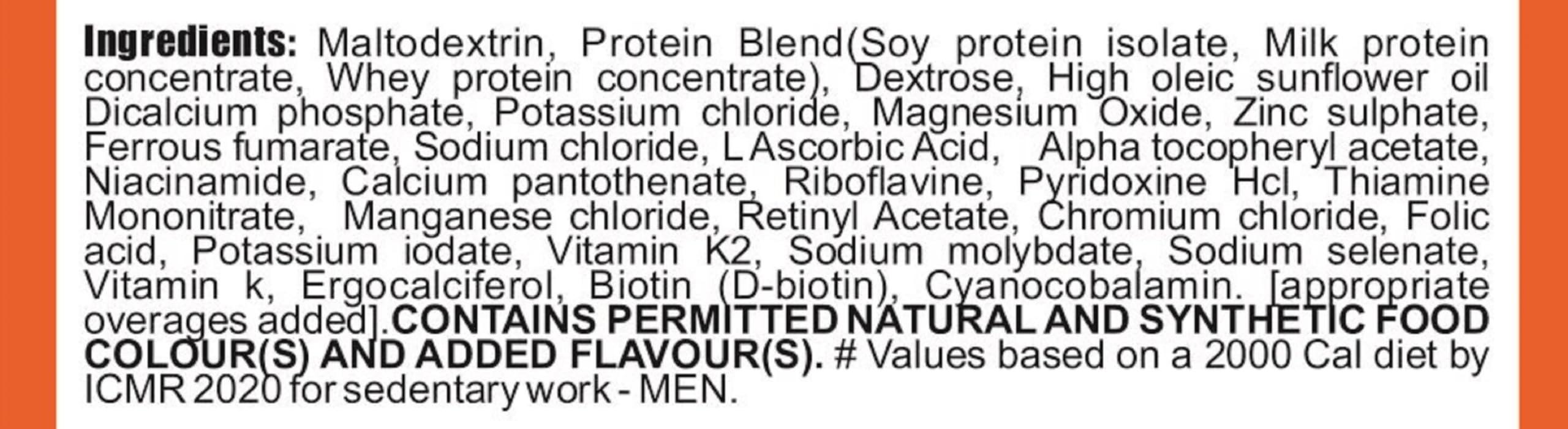 advanta Advanta Women Weight & Mass Gainer Protein Powder 500 g Strawberry