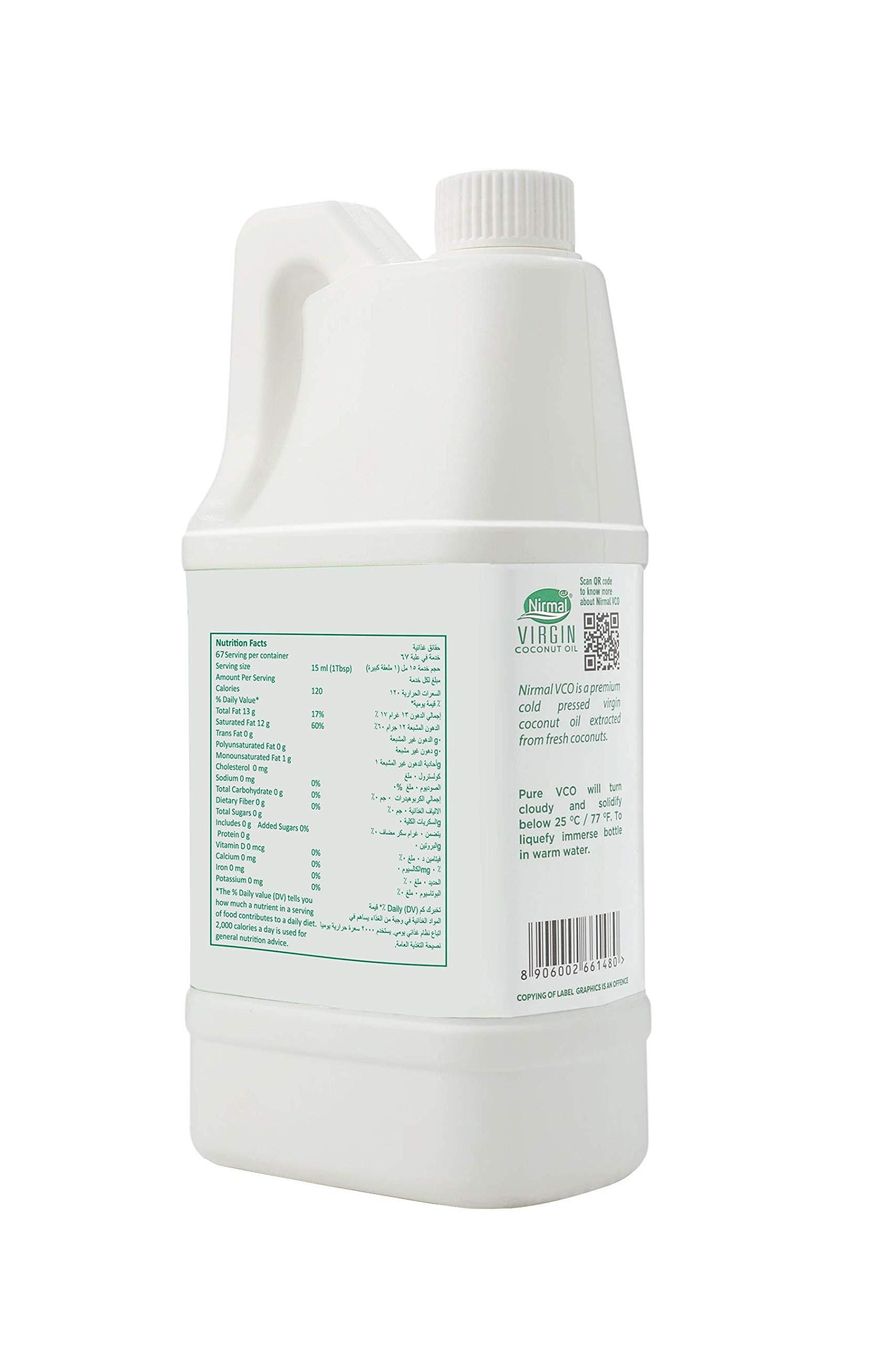 KLF Nirmal KLF Nirmal Cold Pressed Virgin Coconut Oil, 1L & KLF Nirmal Cold Pressed Virgin Coconut Oil, 250ml