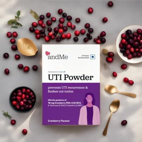 & ME Andme UTI Powder Drink mix 7 sachets 87.5gm, Each sachet 12.5g