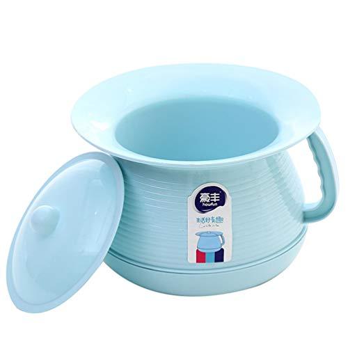 HEALLILY HEALLILY Potty Urinal Chamber Pot Bedpan Urinal Bottle Urine Pot Pee Bottle Urinal Bottle Urine Pots Urine Bucket Mobile Toilet for Kids Female Blue